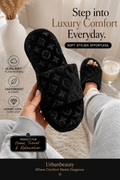 Fur Slippers for Women Flower Slides
