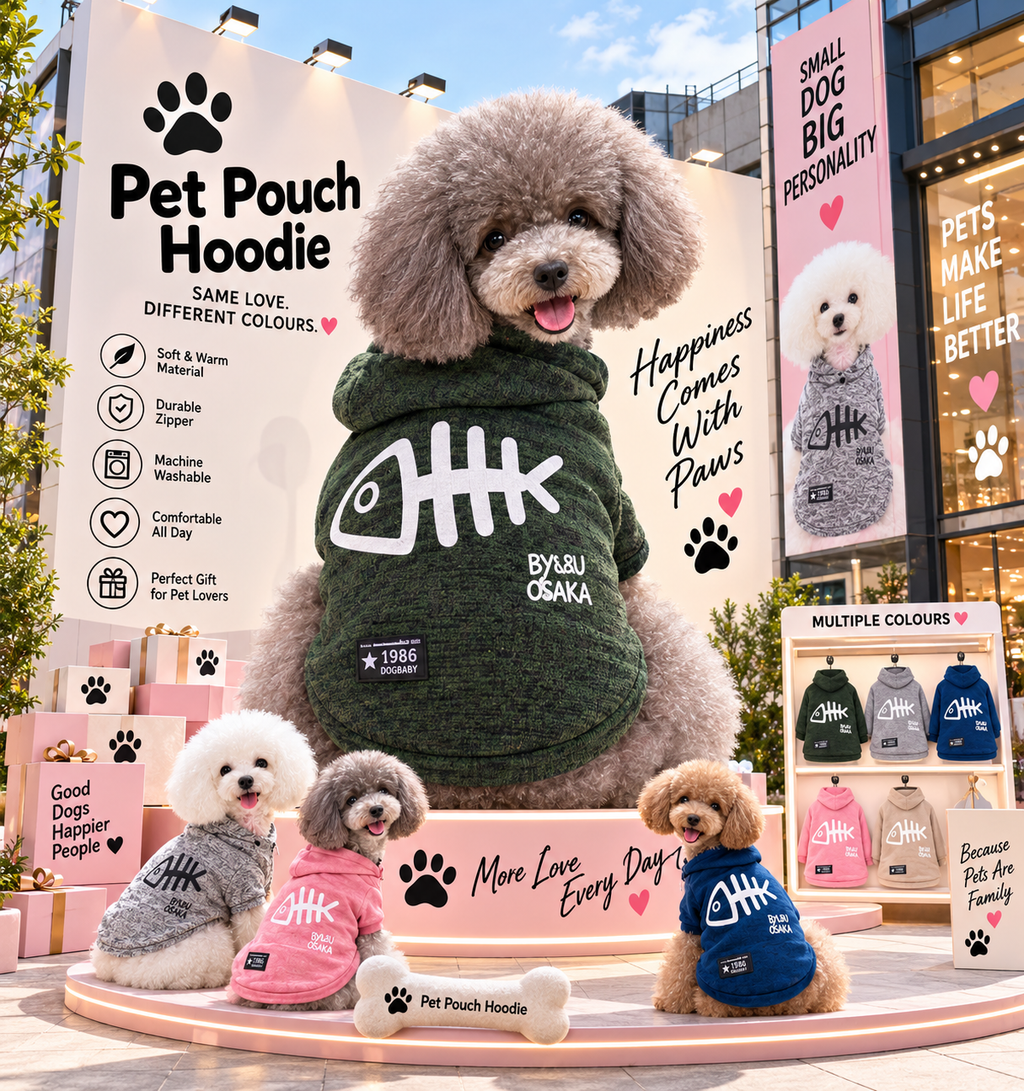 Pet Clothes Fishbone Pattern Small Dog
