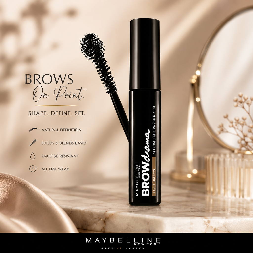 Eyebrow mascara Drama Maybelline (7,6 ml)