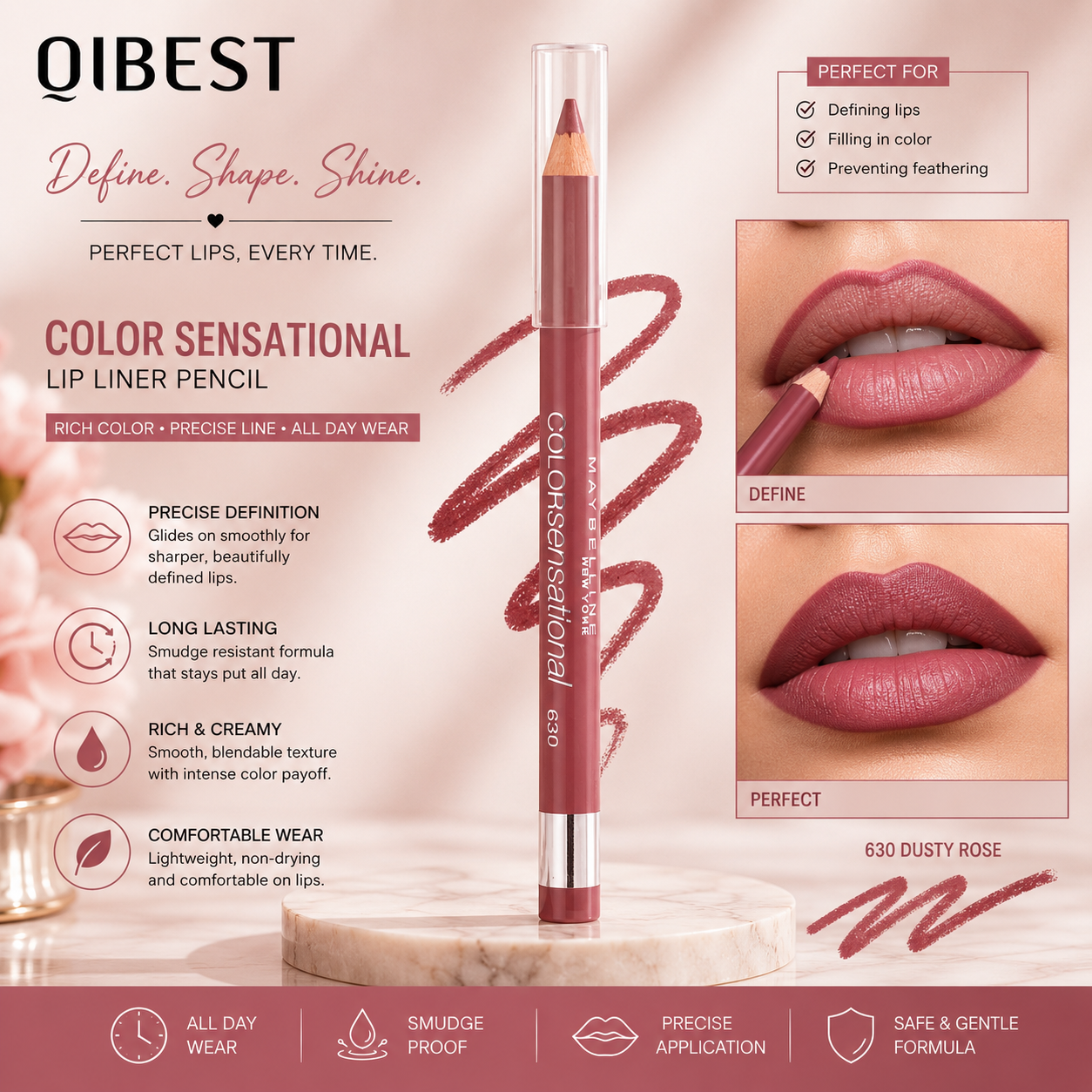 Lip Liner Pencil Color Sensational Maybelline 5 g