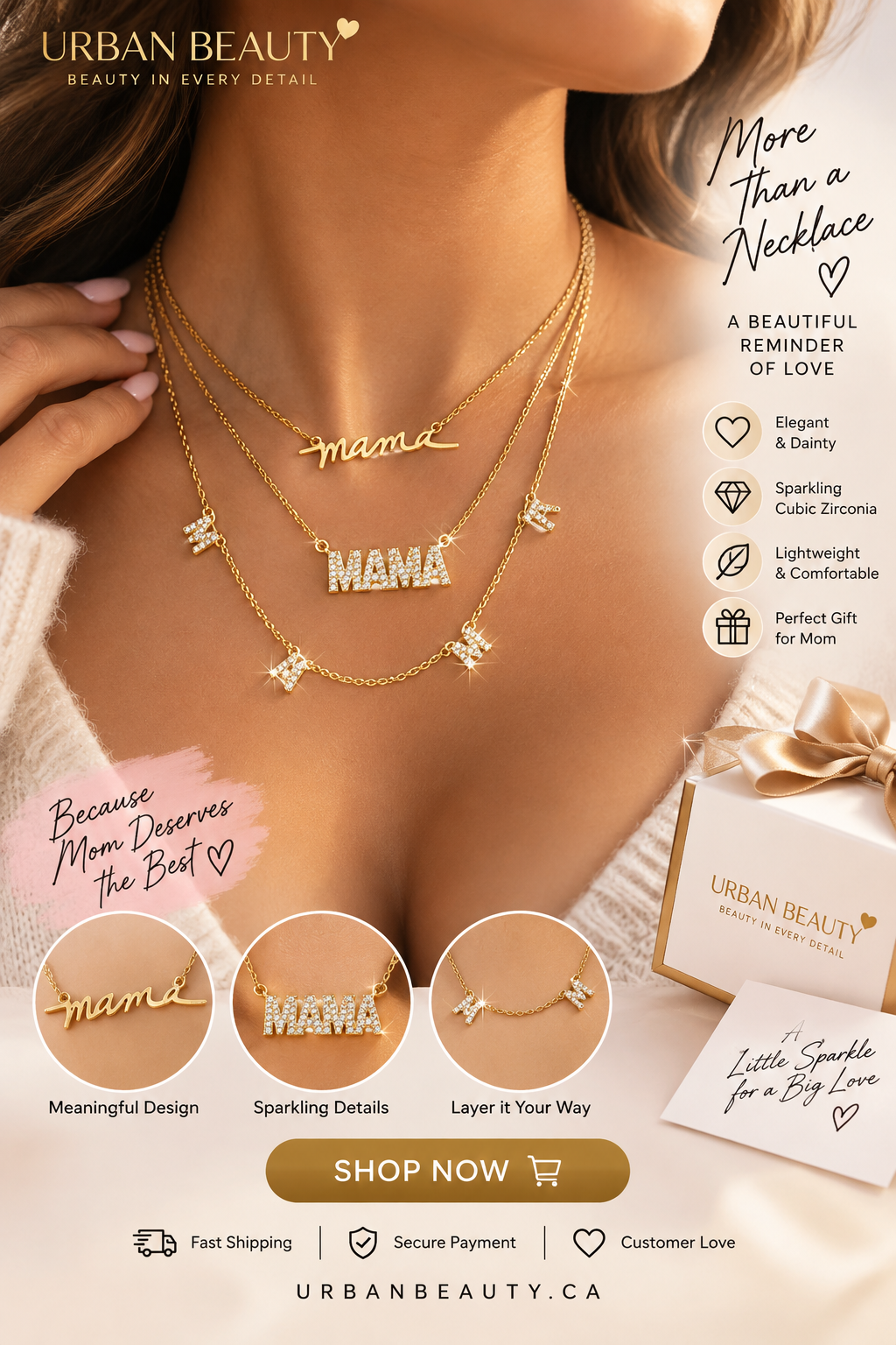 Sparkle Mama Necklace