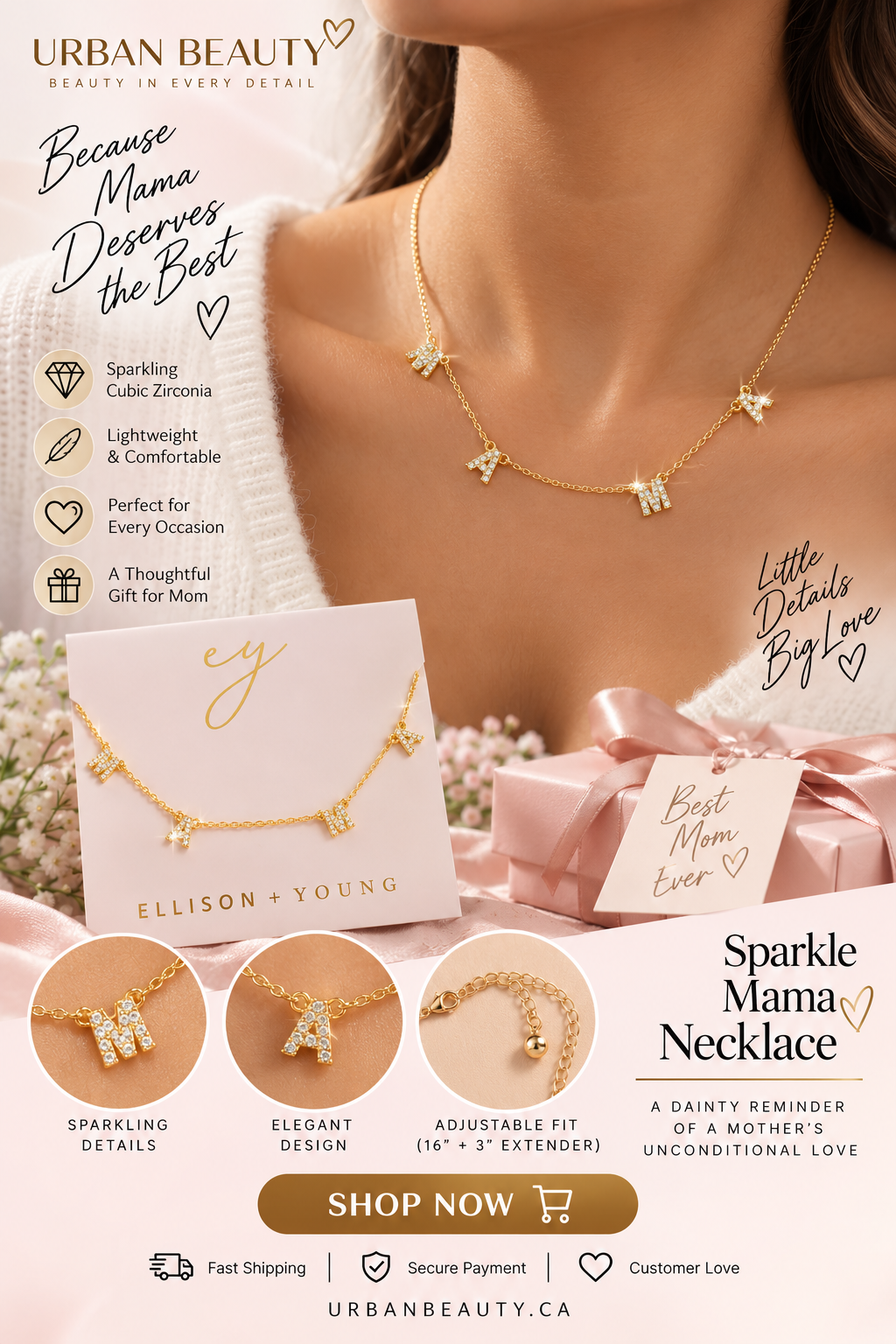 Sparkle Mama Necklace