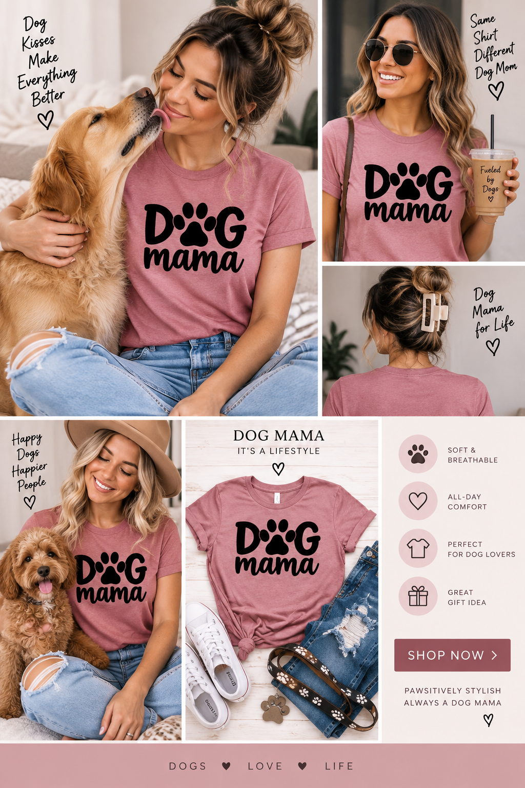 Dog Mama T-shirt