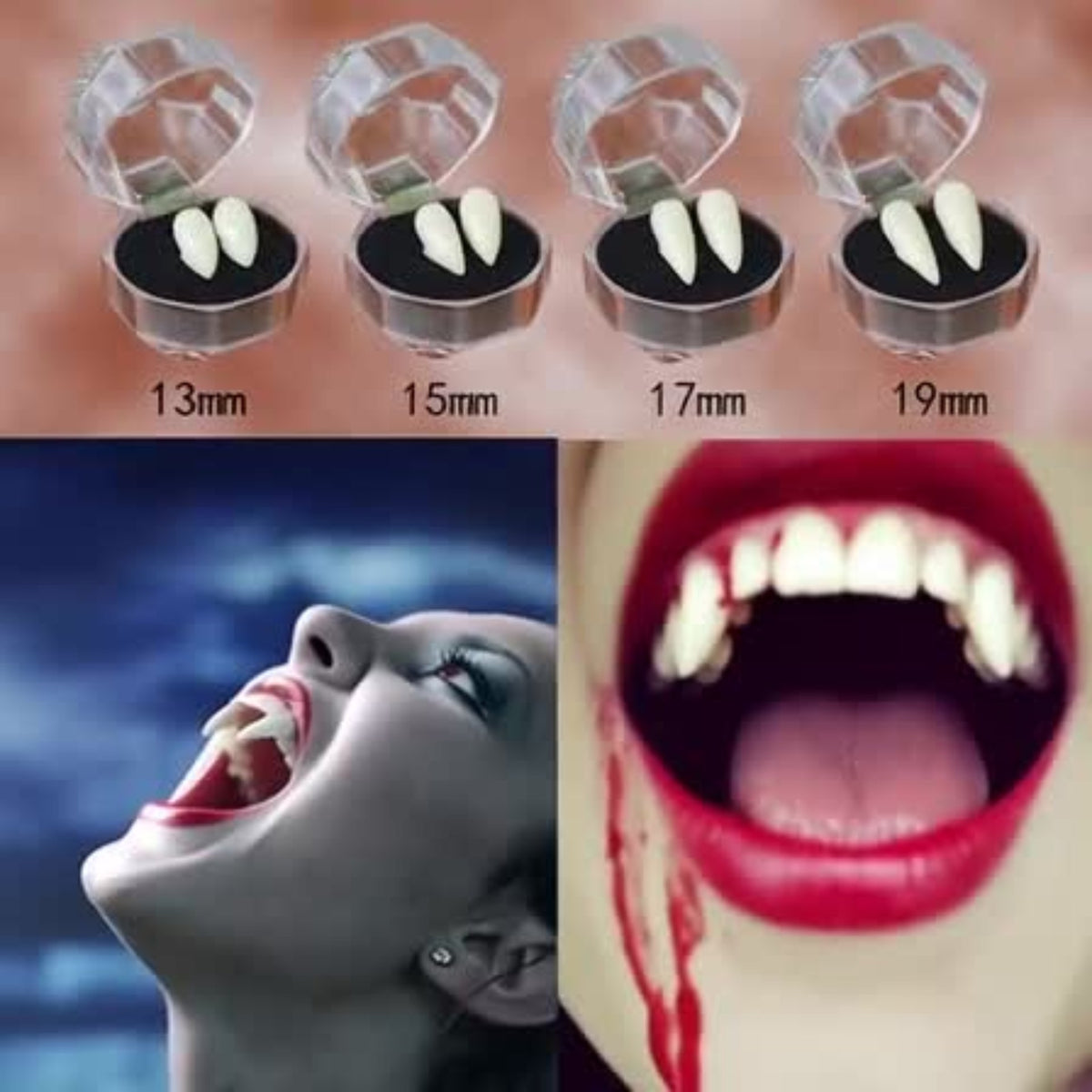 Halloween Costume Props Dentures Props Vampire Teeth Fangs